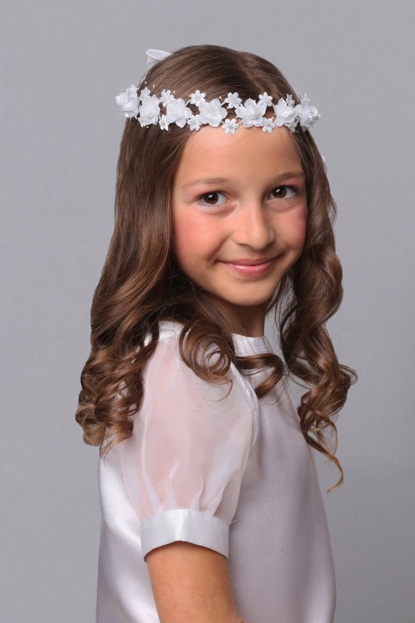 Klassischer Kommunionkranz UK-W27 - obraz 1