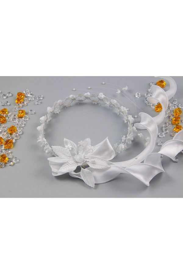 Klassischer Kommunionkranz UK-W27 - obraz 9