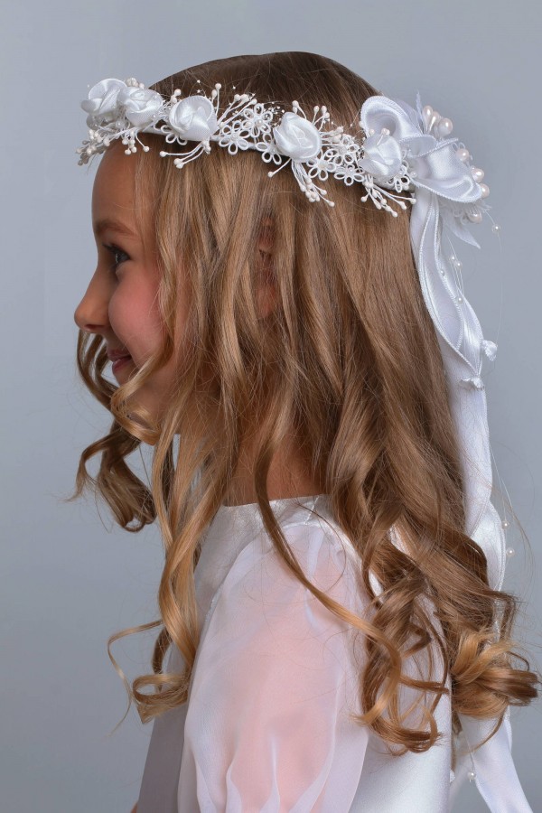 Klassischer Kommunionkranz UK-W40 - obraz 1