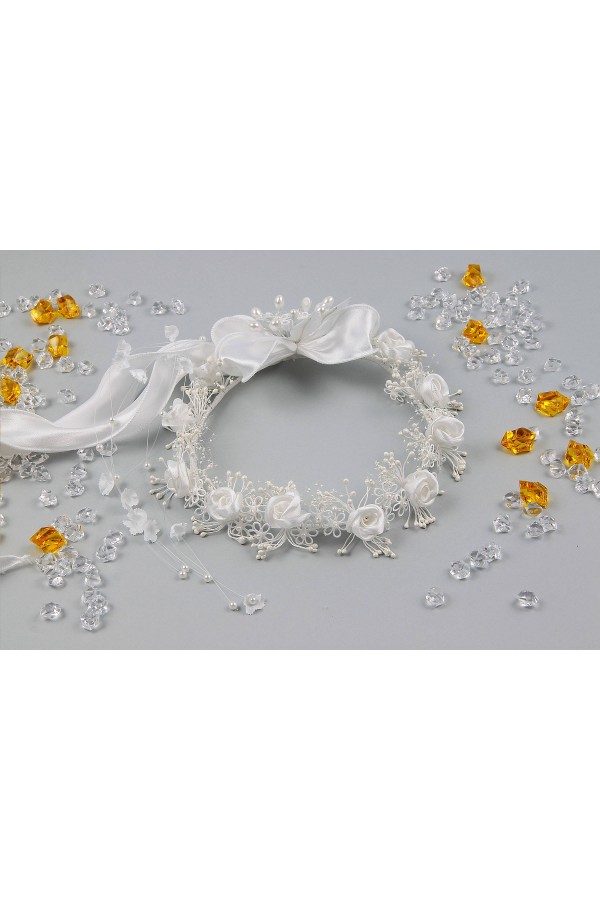 Klassischer Kommunionkranz UK-W40 - obraz 3