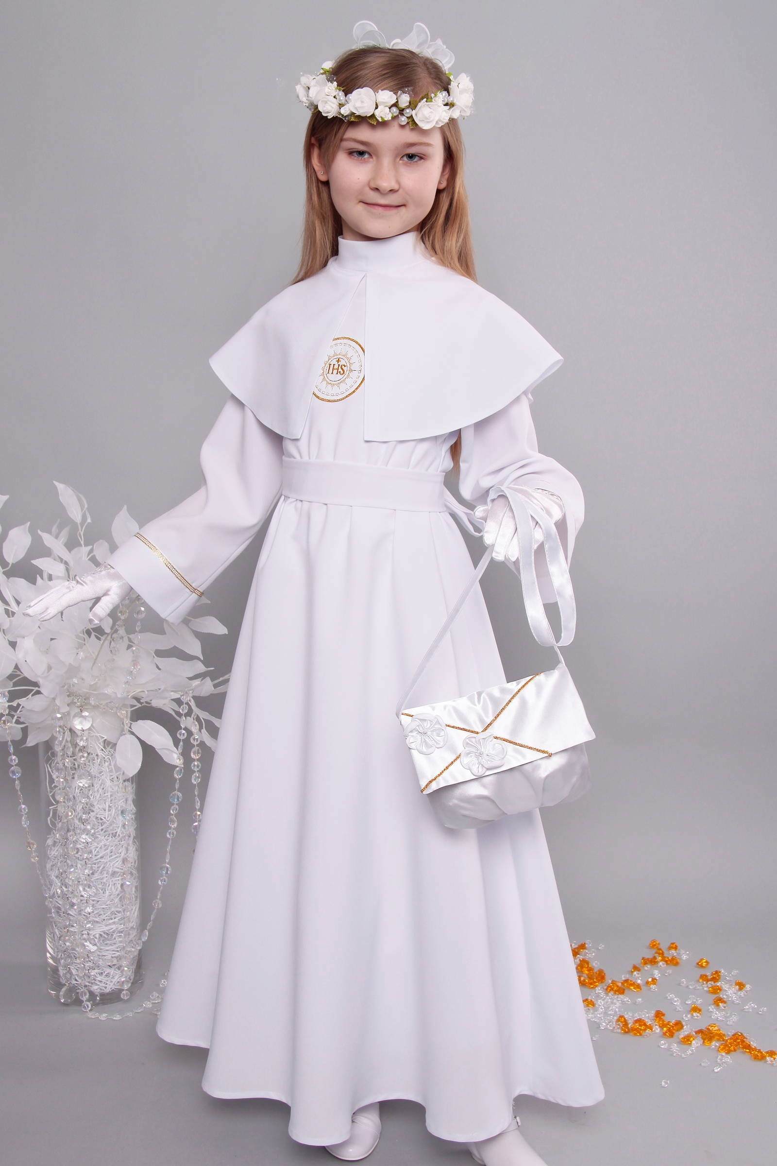 Kommunion albe 4/UK-RS - obraz 1