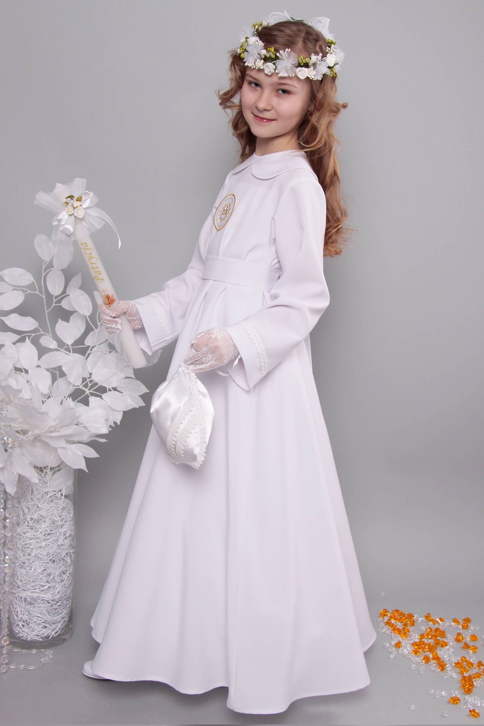 Kommunion albe 7/UK-RS - obraz 1