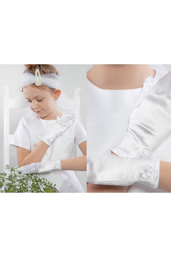 Klassische Kommunionshandschuhe UK-Nr2 - obraz 1