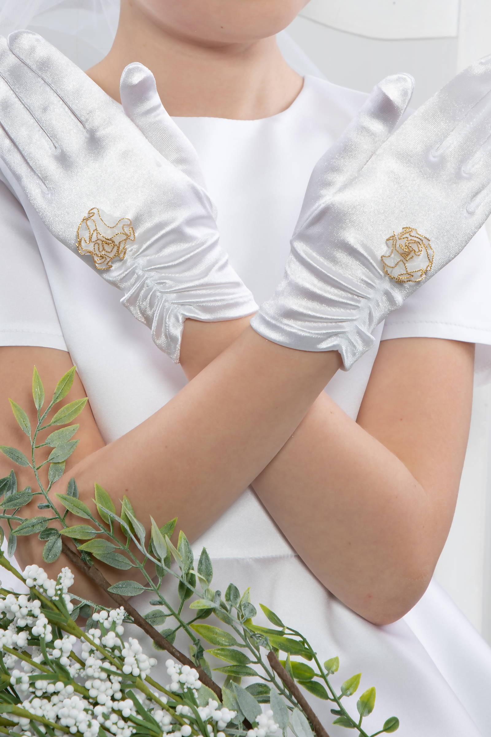 Kommunionshandschuhe Classic UK-Nr3a - obraz 0