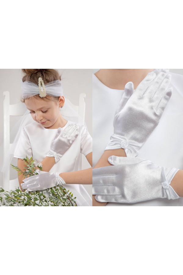 Klassische Kommunionshandschuhe UK-Nr8 - obraz 1