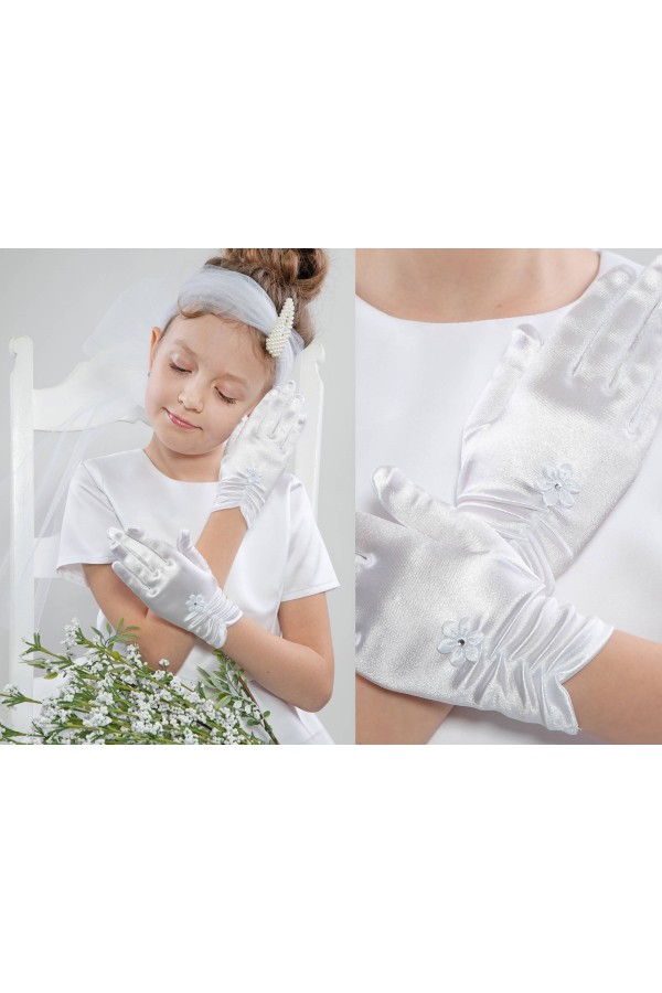 Klassische Kommunionshandschuhe UK-Nr5 - obraz 0