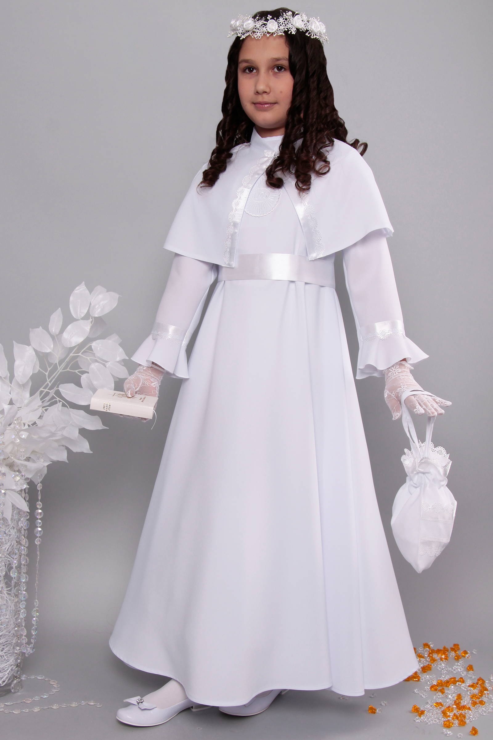 Kommunion albe 11/UK-RS - obraz 2