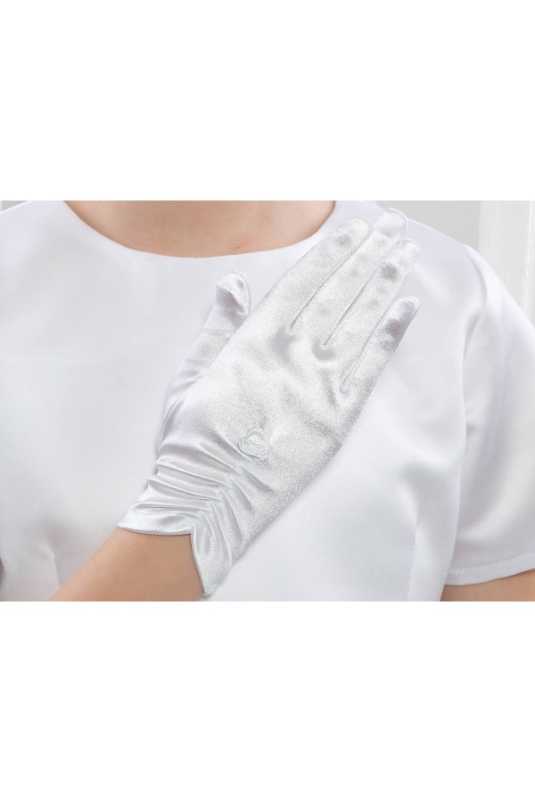 Klassische Kommunionshandschuhe UK-Nr11 - obraz 3