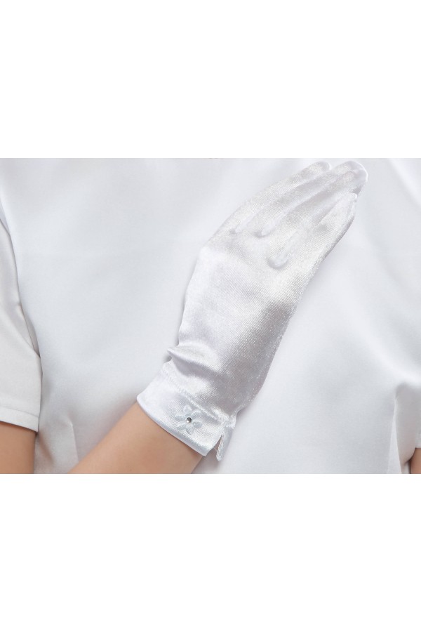 Klassische Kommunionshandschuhe UK-Nr18 - obraz 4