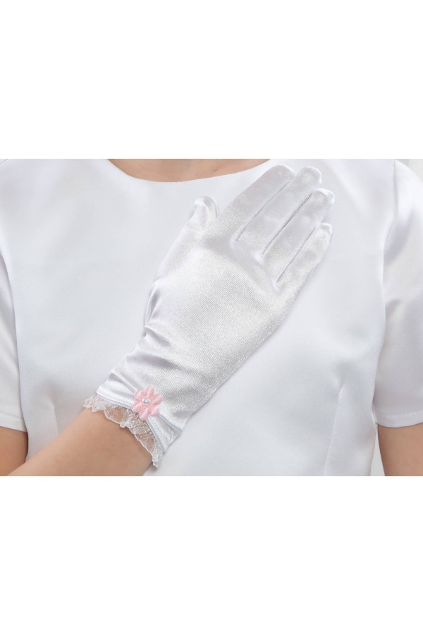 Klassische Kommunionshandschuhe UK-Nr17 - obraz 4