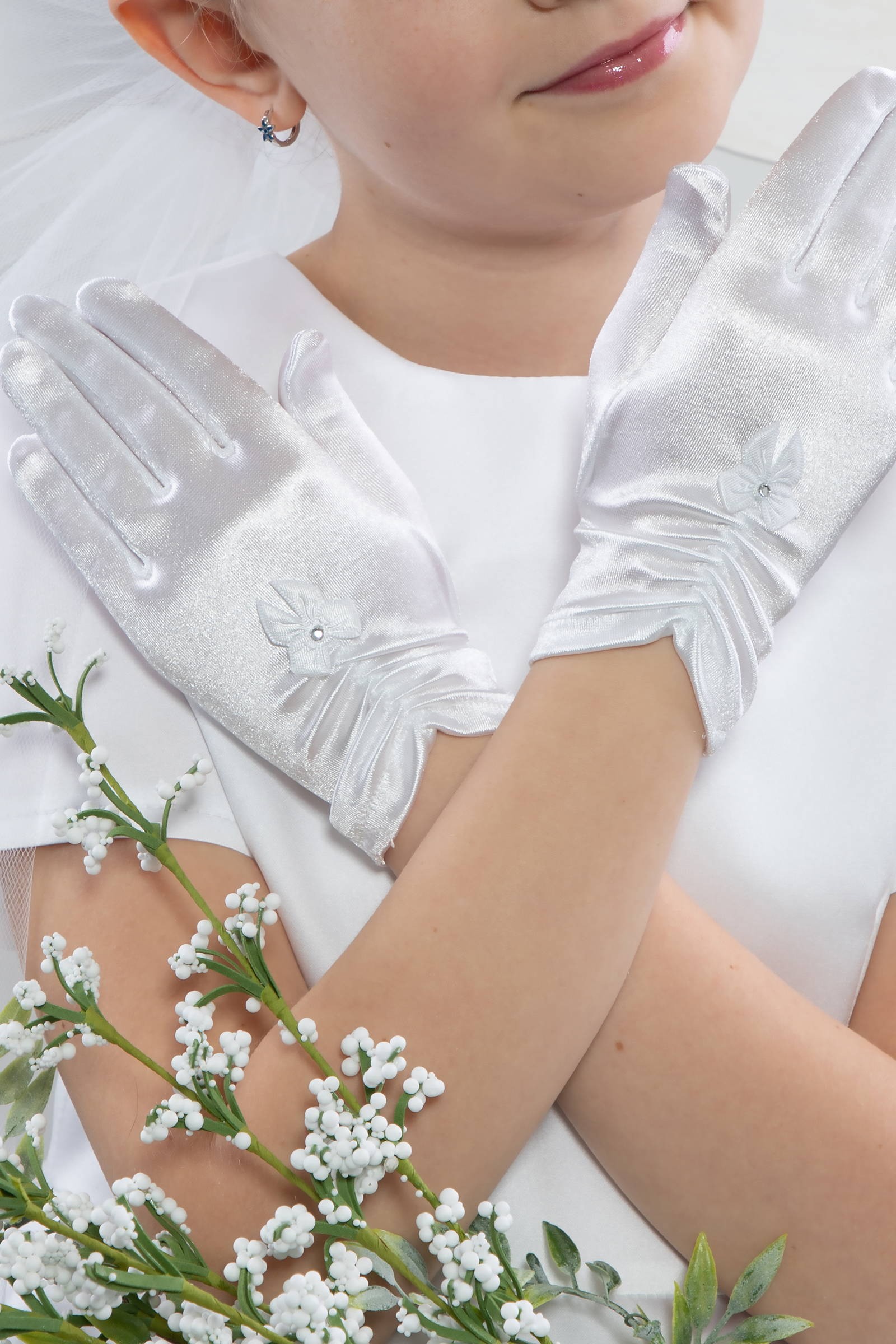 Klassische Kommunionshandschuhe UK-Nr15 - obraz 0