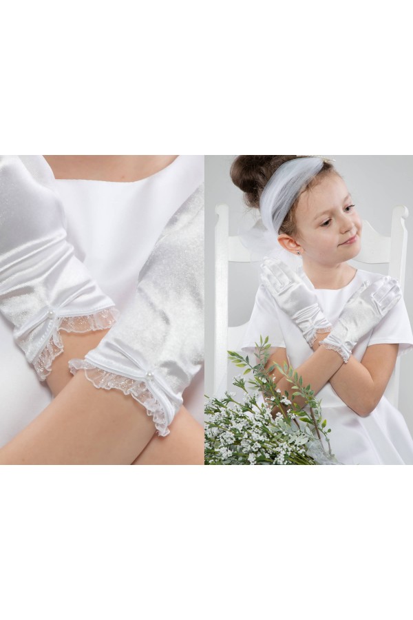 Kommunionshandschuhe Classic UK-Nr24 - obraz 3