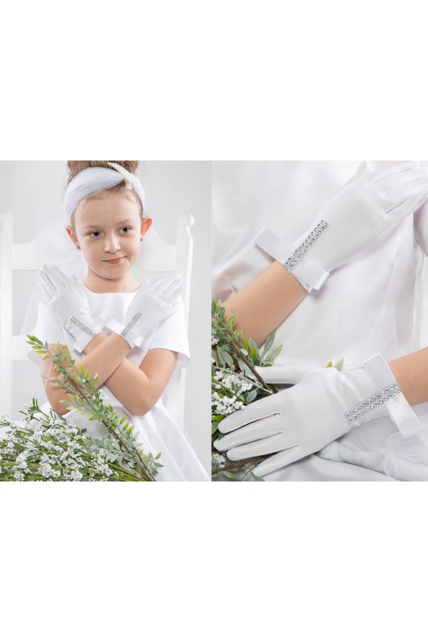 Klassische Kommunionshandschuhe UK-Nr29 - obraz 4