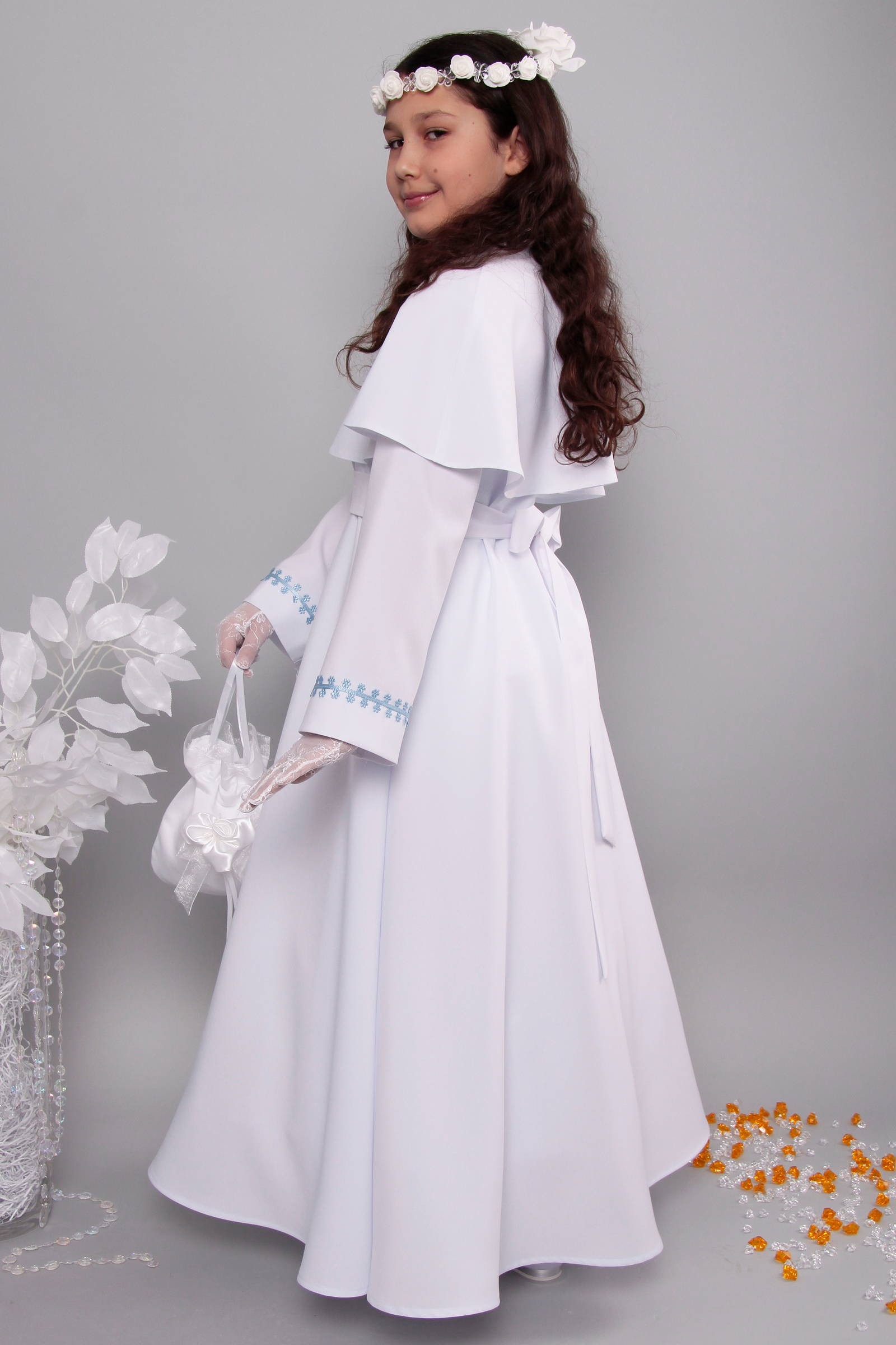 Kommunion albe 8/UK-RS - obraz 4