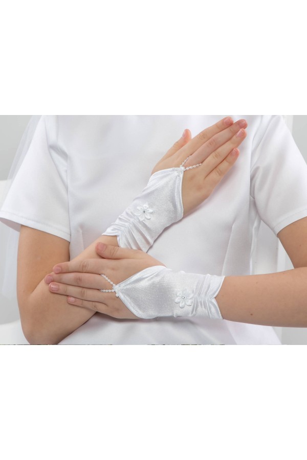 Kommunion-Fingerhandschuhe UK-Nr5/p - obraz 2