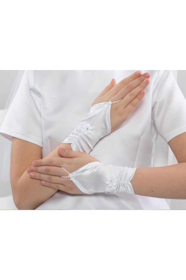 Kommunion-Fingerhandschuhe UK-Nr5/p - obraz 4