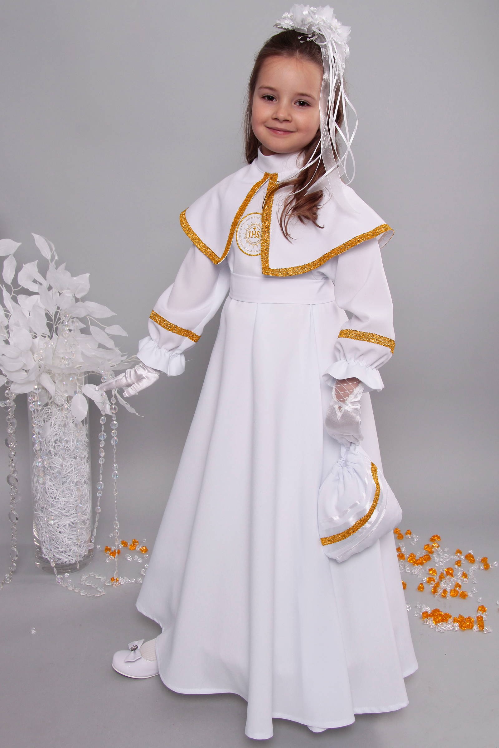 Kommunion albe 16/UK-RS - obraz 3