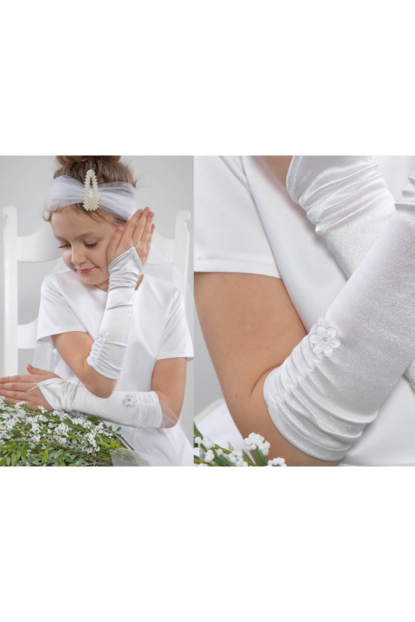 Kommunion-Fingerhandschuhe UK-Nr5/d - obraz 2