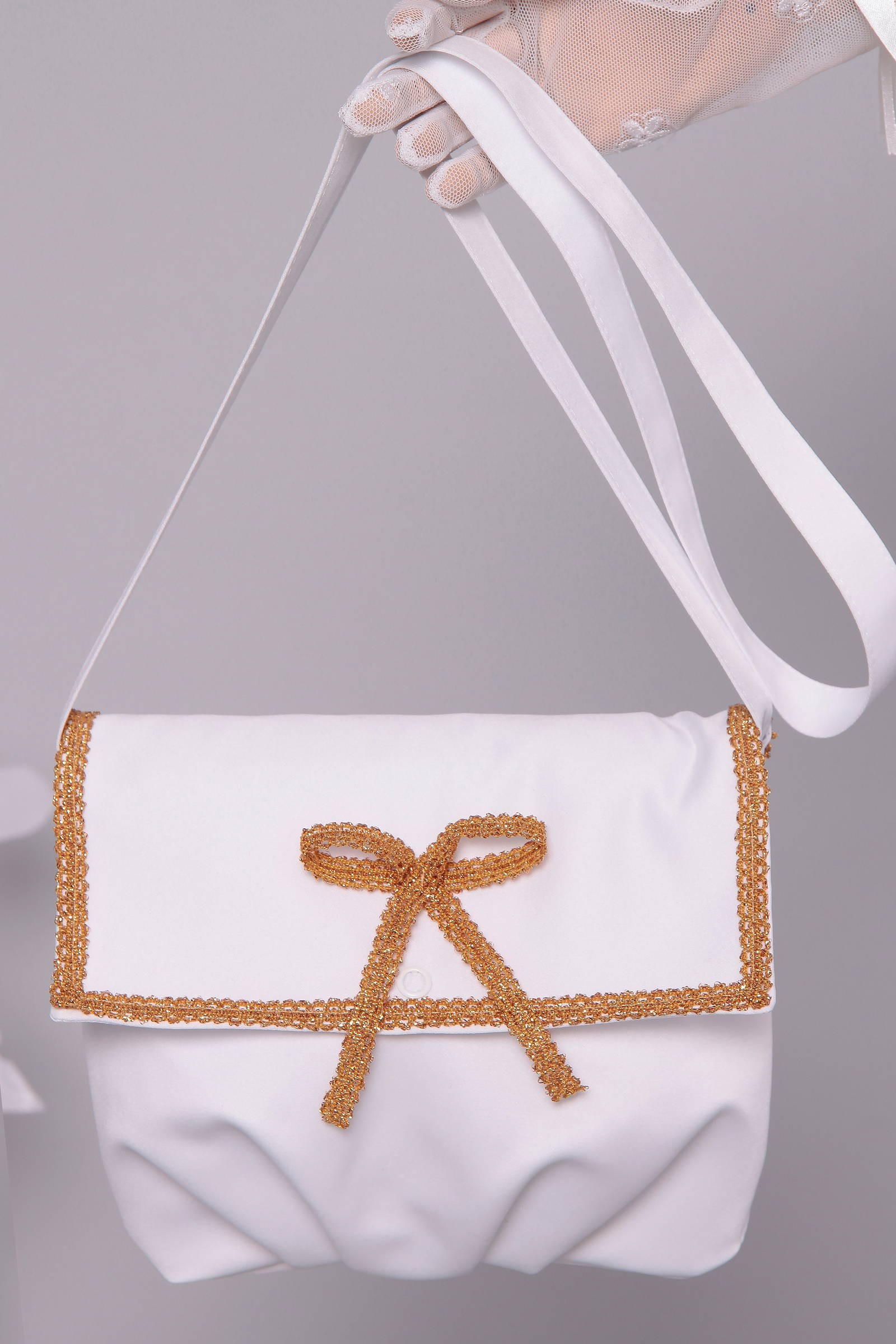 Satin-Gürtel Kommunion Tasche UK-Tps11 - obraz 0