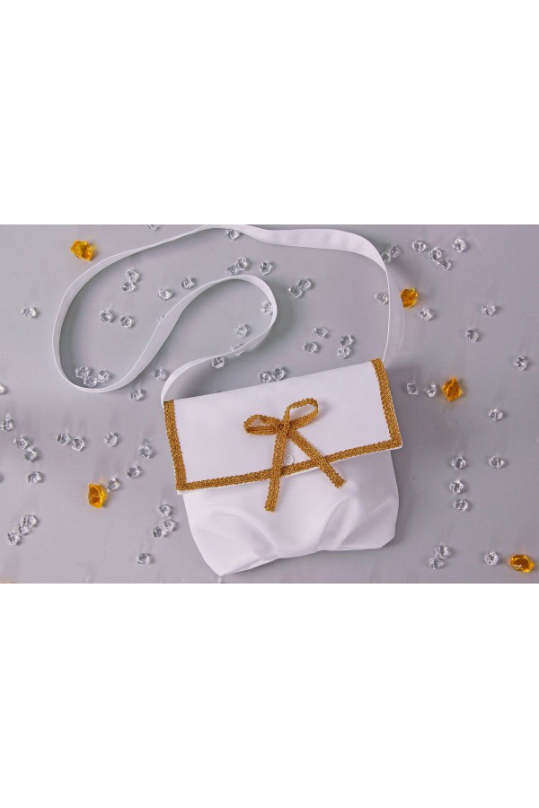 Satin-Gürtel Kommunion Tasche UK-Tps11 - obraz 2