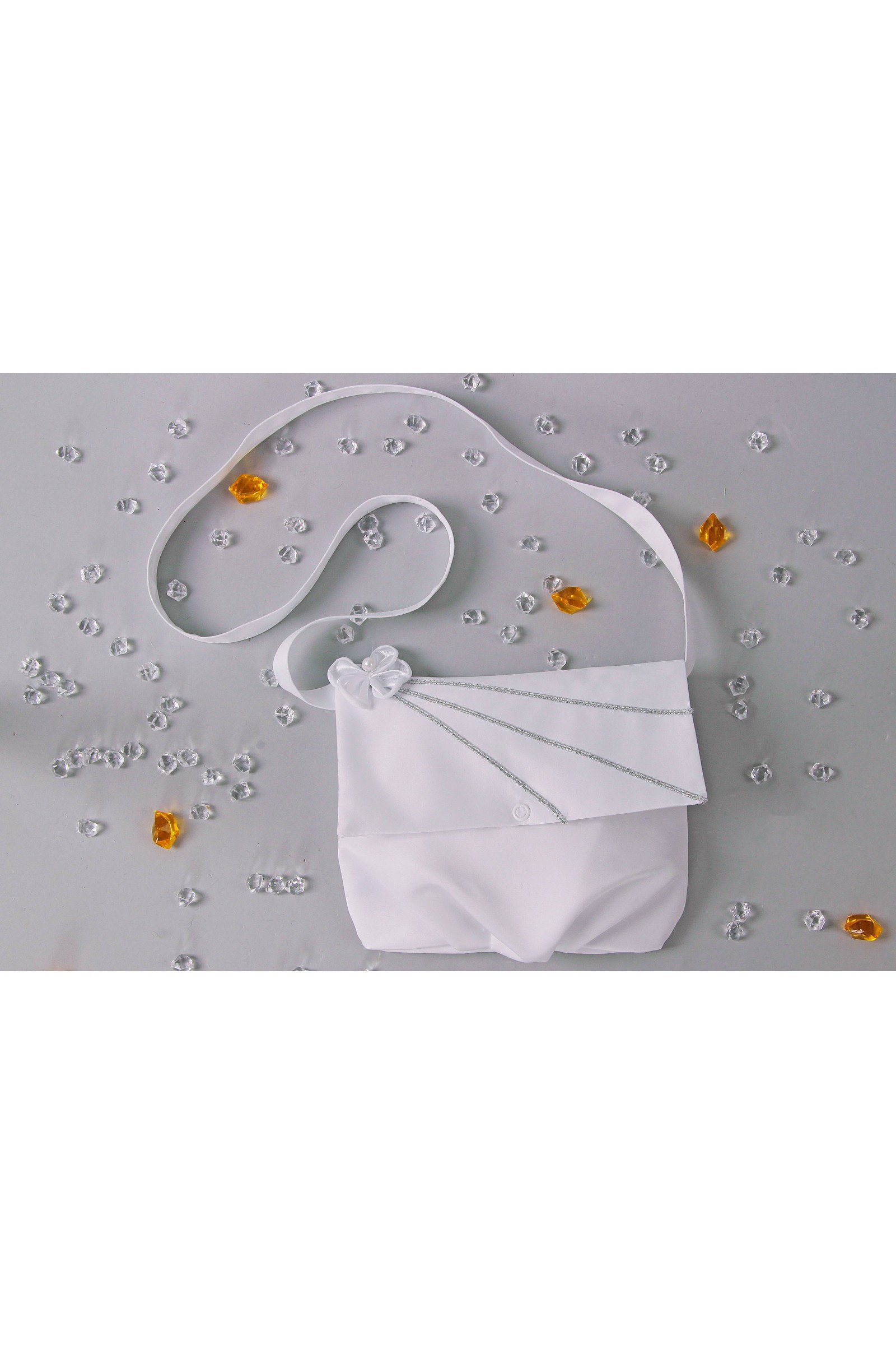 Kommunion Gürteltasche aus Satin UK-Tps16 - obraz 2