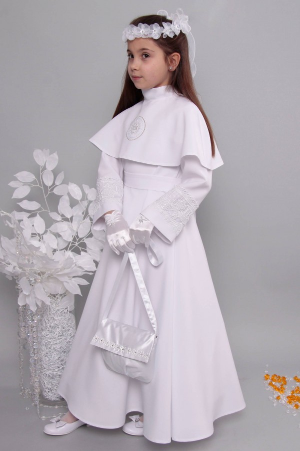 Kommunion albe mit guipure 6/UK-RS3 - obraz 3