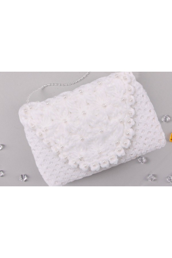 Kommunionbeutel Häkelgarn UK-Tdp2 - obraz 3