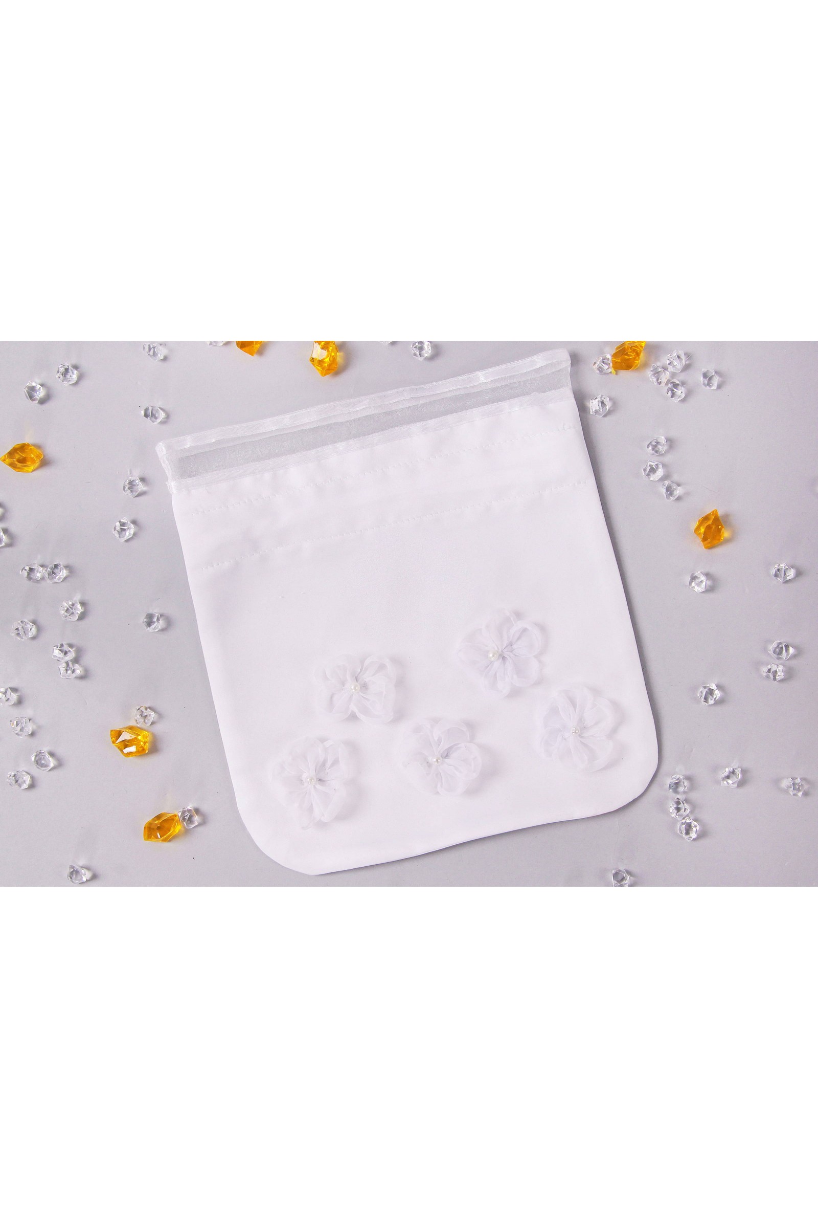 Kommunion-Geldbörse aus Satin UK-Tss7 - obraz 1