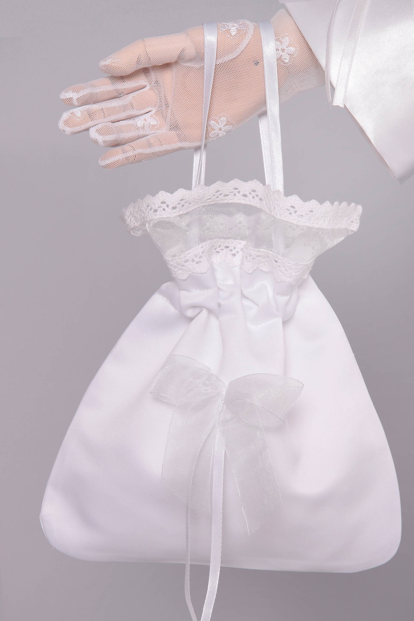 Kommunion-Geldbörse aus Satin UK-Tss9 - obraz 0