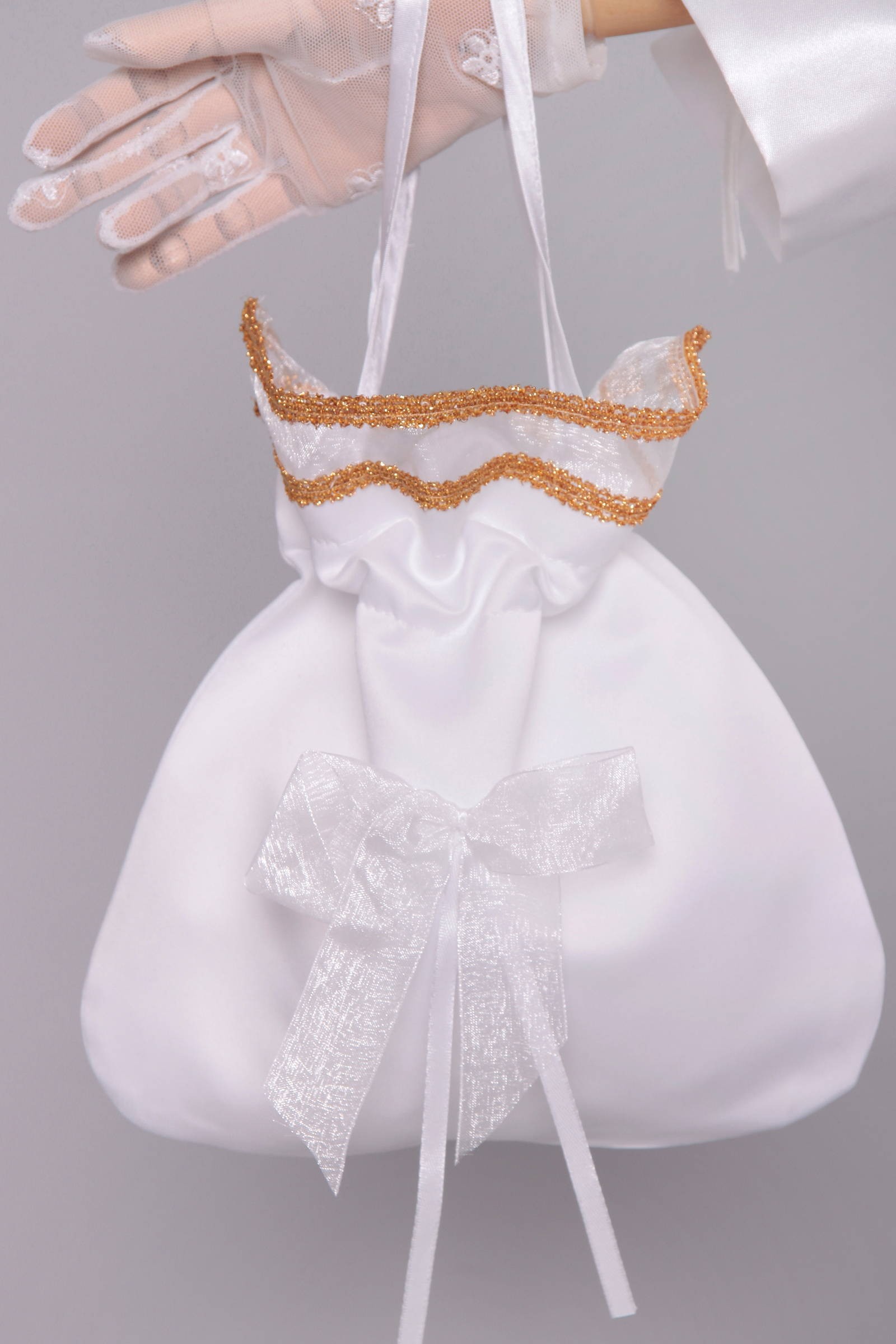 Kommunion-Geldbörse aus Satin UK-Tss11 - obraz 0