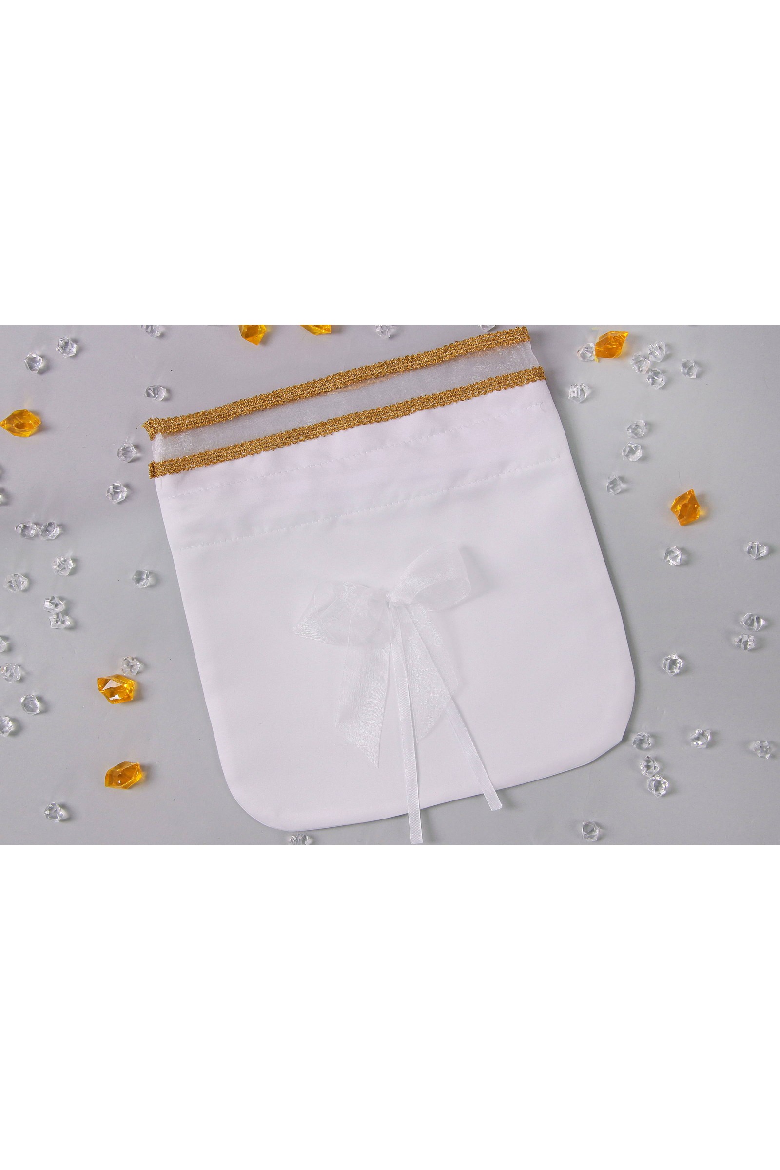 Kommunion-Geldbörse aus Satin UK-Tss11 - obraz 1