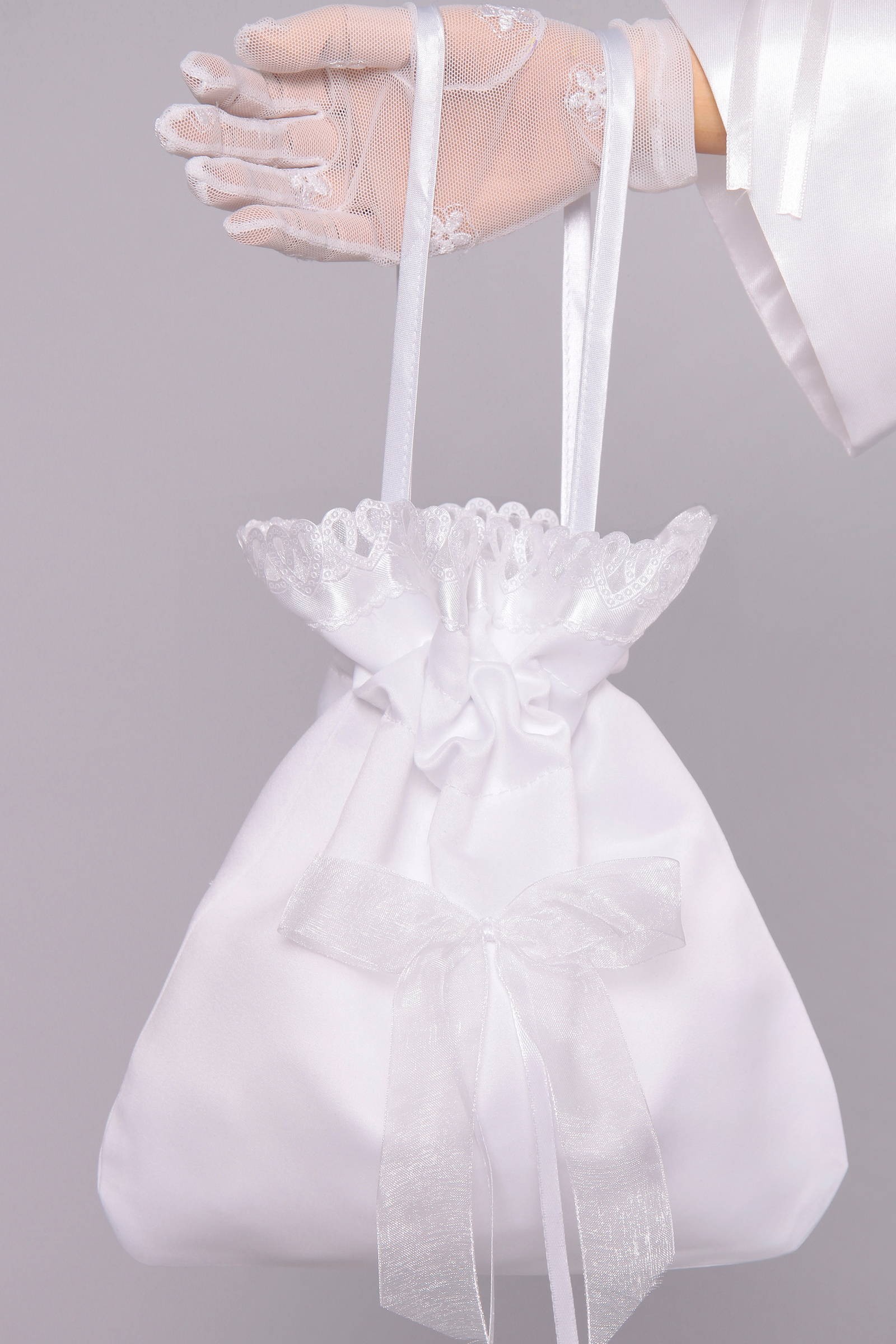 Kommunion-Satin-Tasche UK-Tss14 - obraz 0