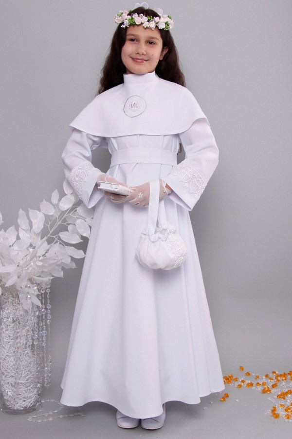 Kommunion albe mit guipure 6/UK-RS2 - obraz 5