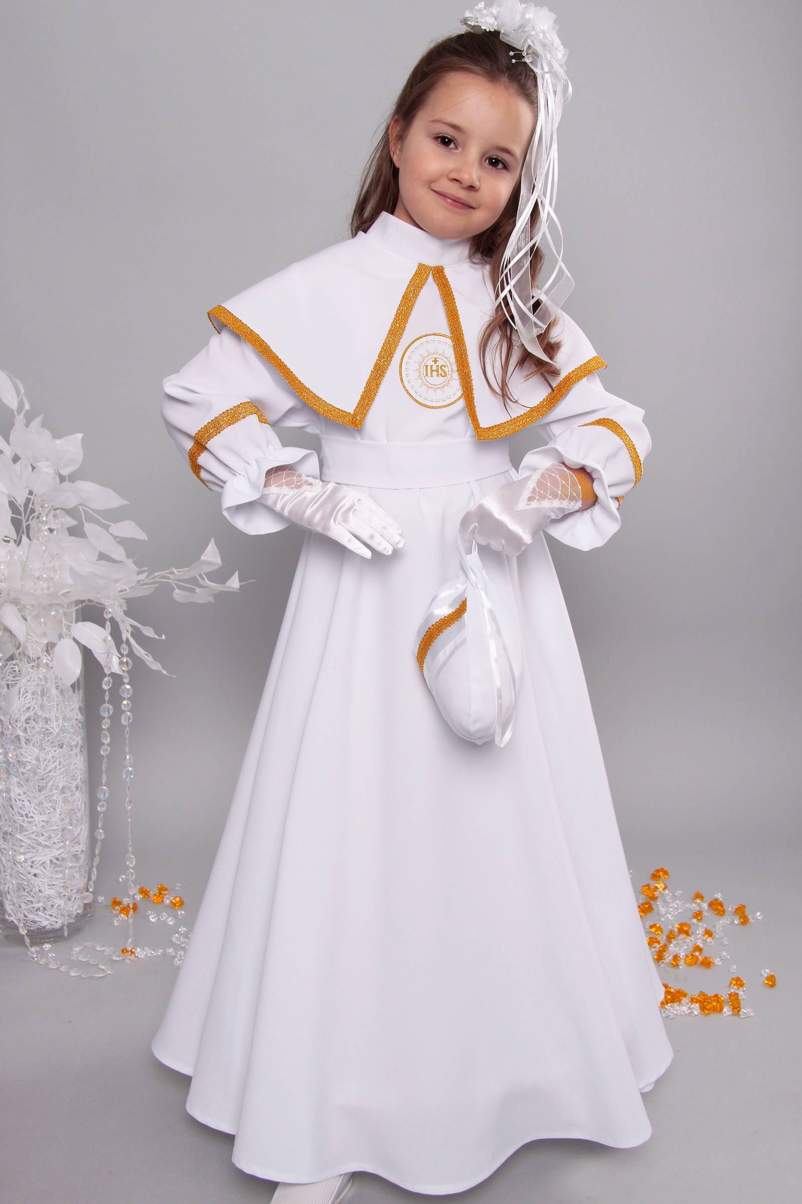 Kommunion albe 16/UK-RS - obraz 4