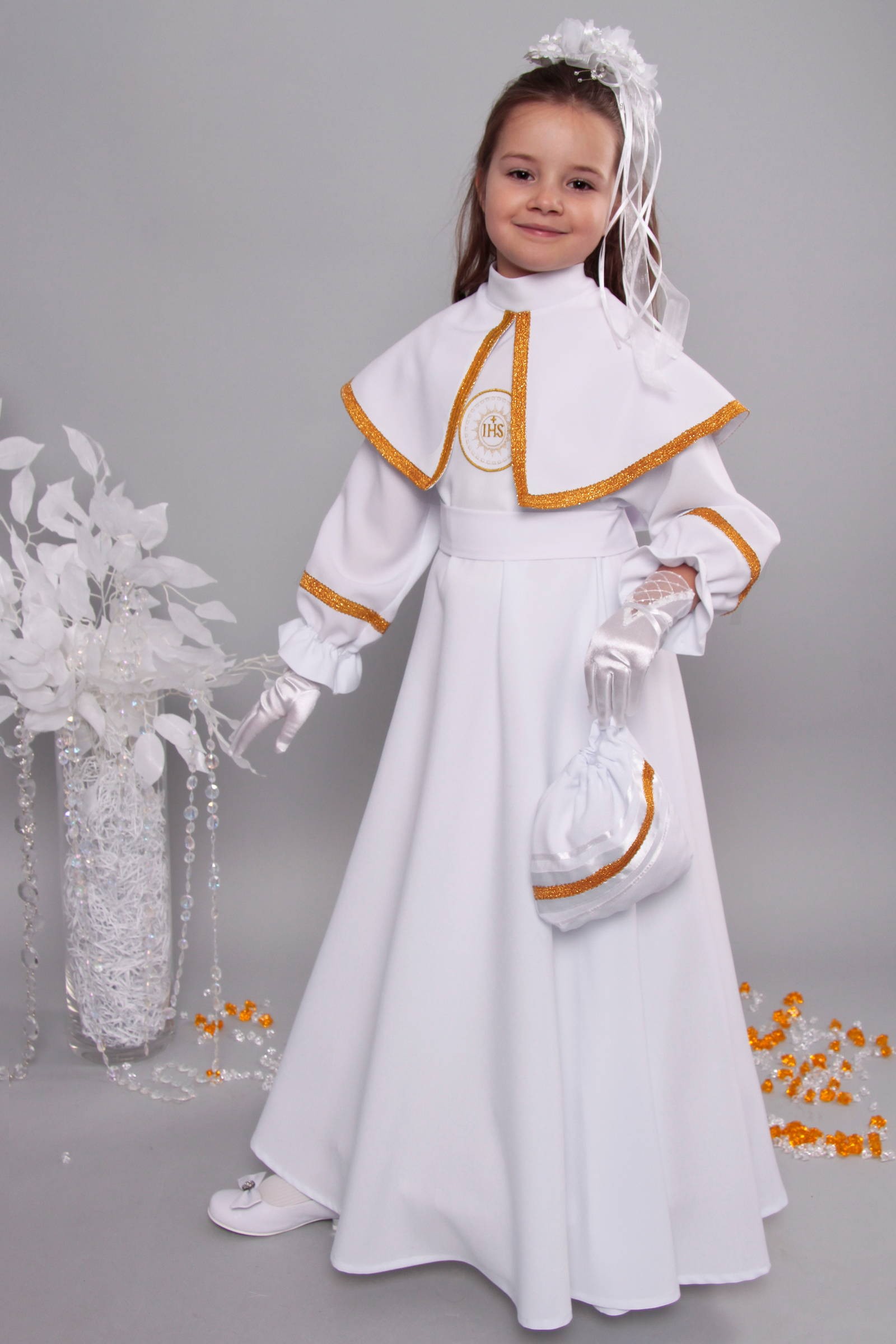 Kommunion albe 16/UK-RS - obraz 5