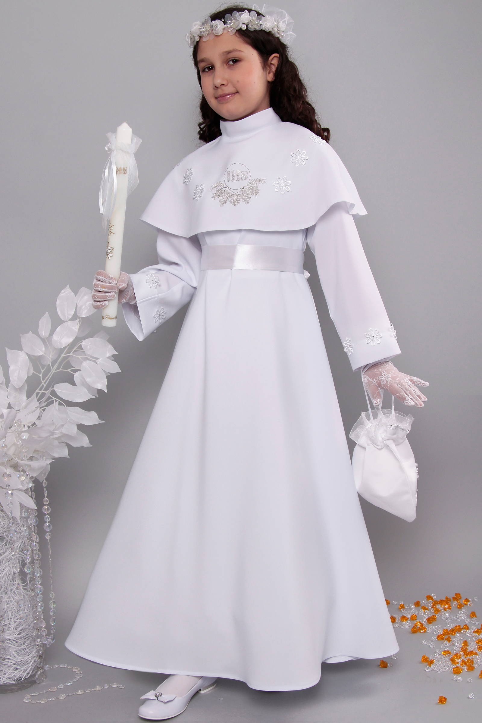 Kommunion albe 19/UK-RS - obraz 5