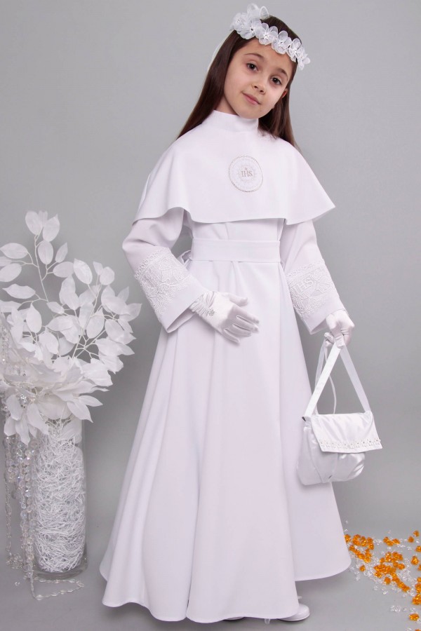 Kommunion albe mit guipure 6/UK-RS3 - obraz 5