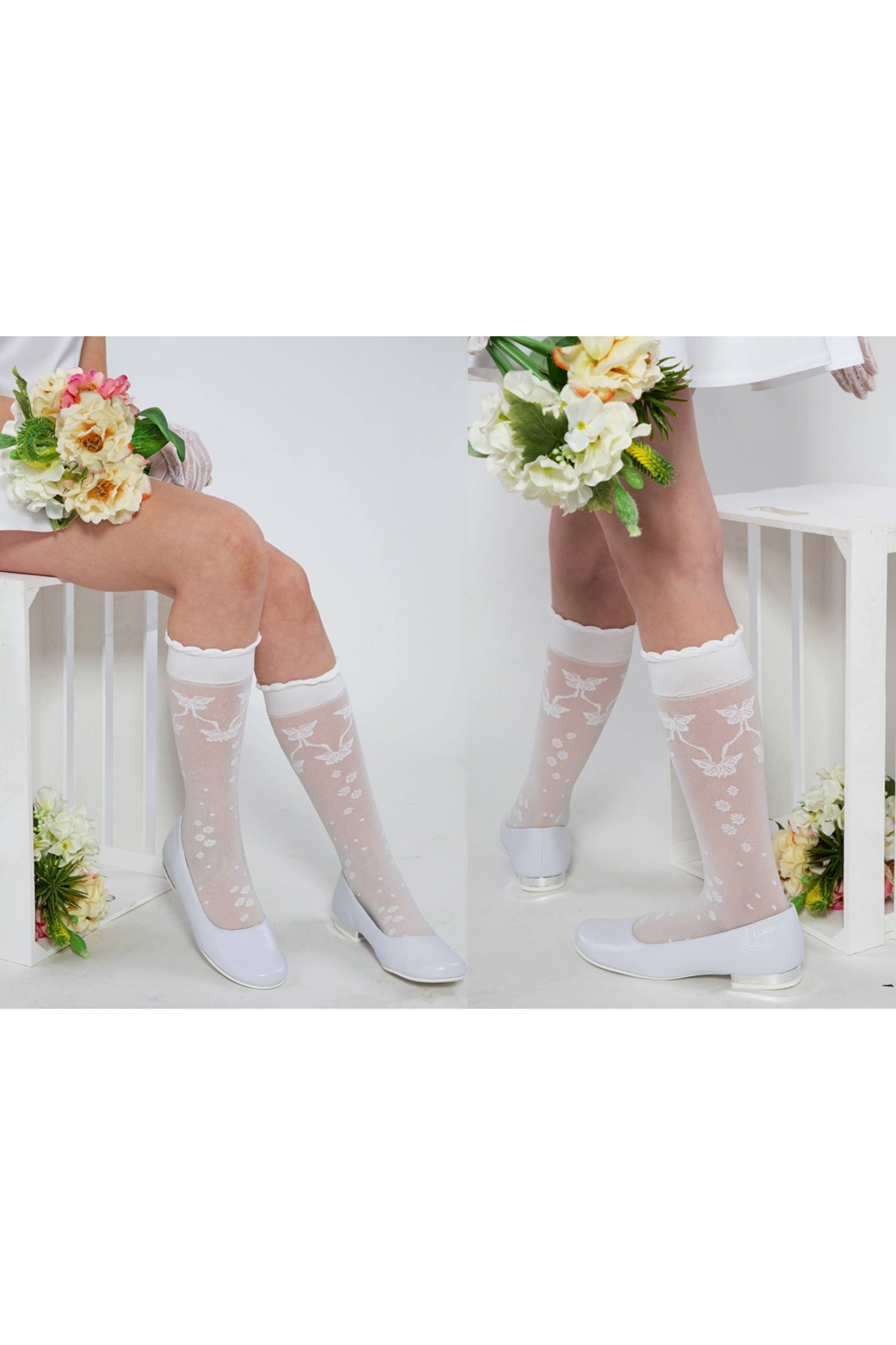 Kommunionssocken - Daria - obraz 3