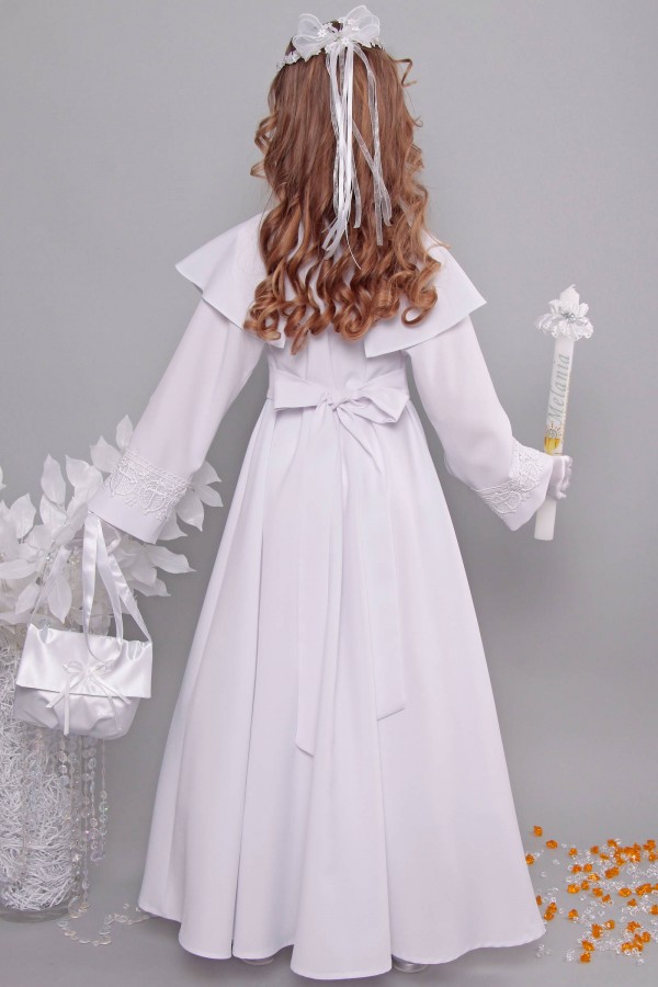 Kommunion albe mit guipure 14/UK-RS - obraz 6