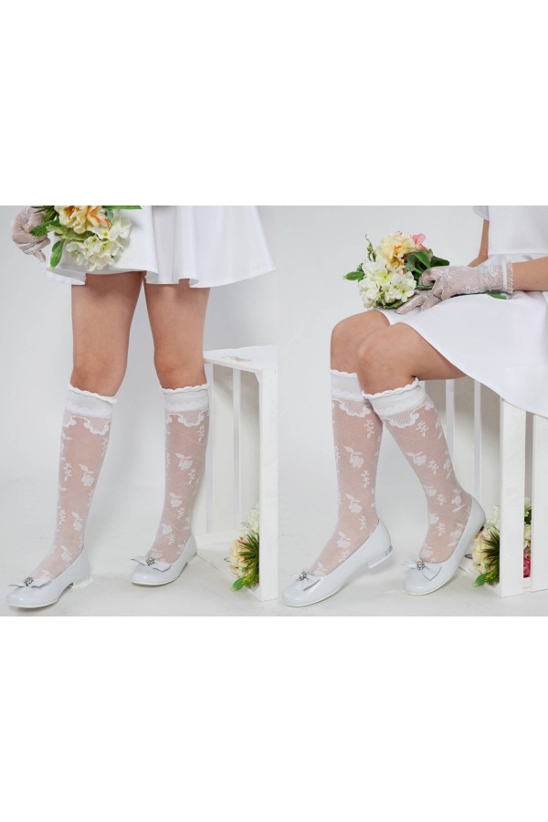 Kommunionssocken - Emilka - obraz 3