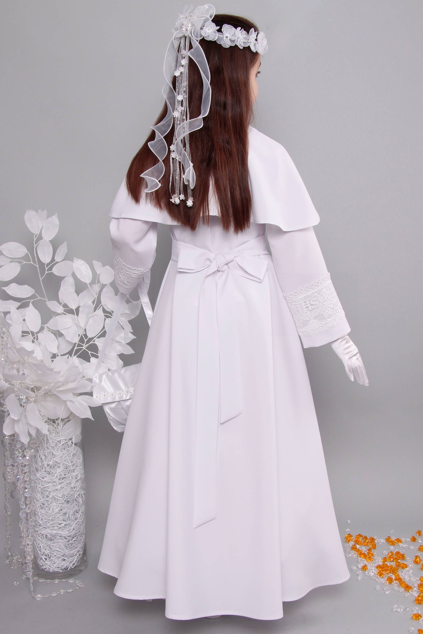 Kommunion albe mit guipure 6/UK-RS3 - obraz 6