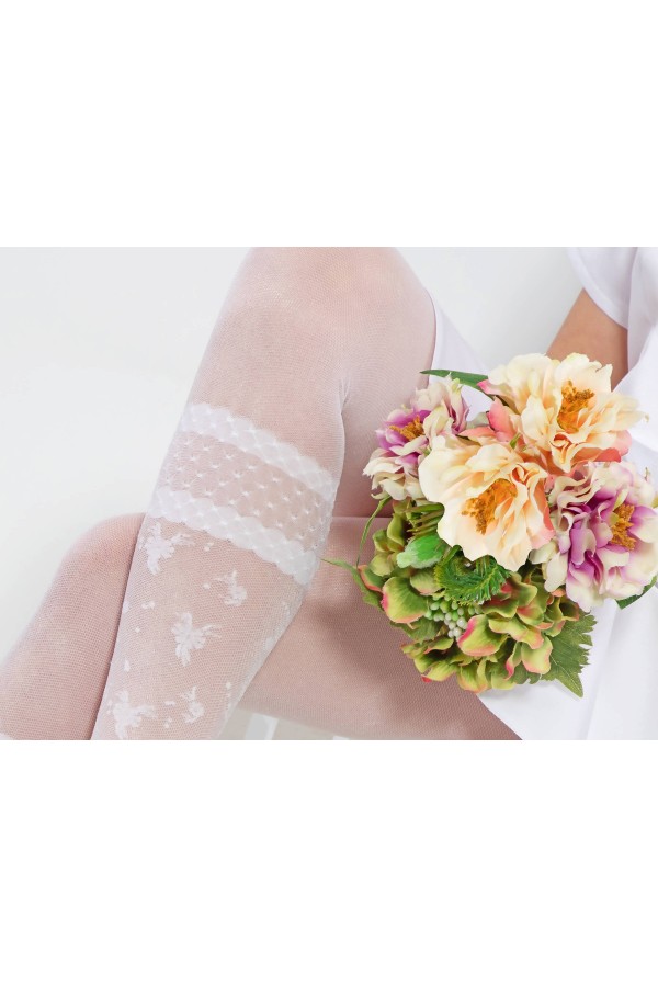 Elegante Kommunionsstrumpfhose - Agata - obraz 0