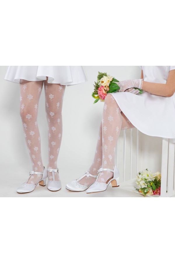 Elegante Kommunionsstrumpfhose - Alicia mot. 1 - obraz 6