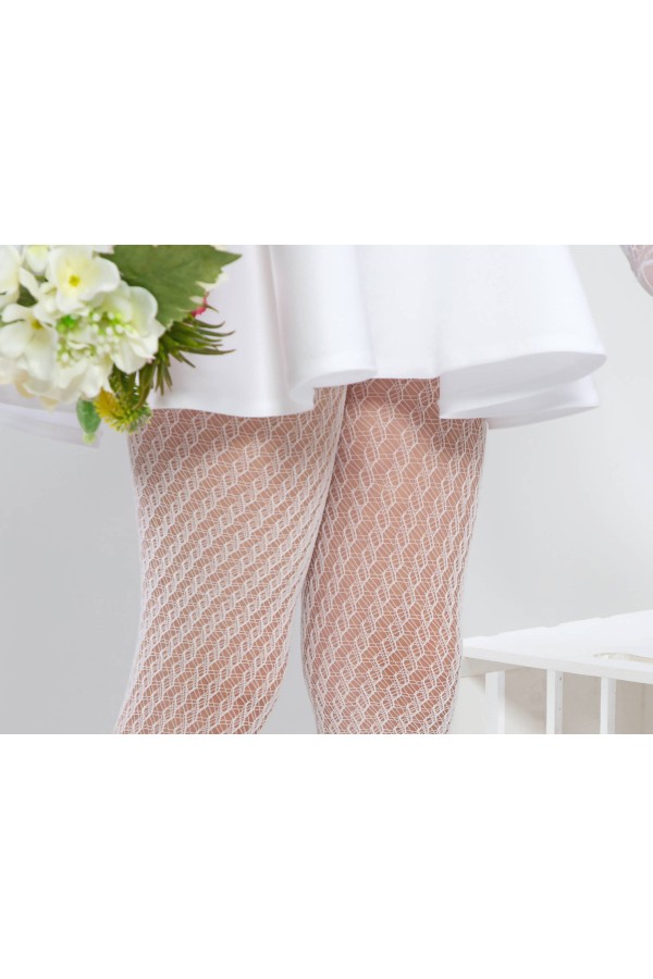 Elegante Kommunionsstrumpfhose - Martynka - obraz 1