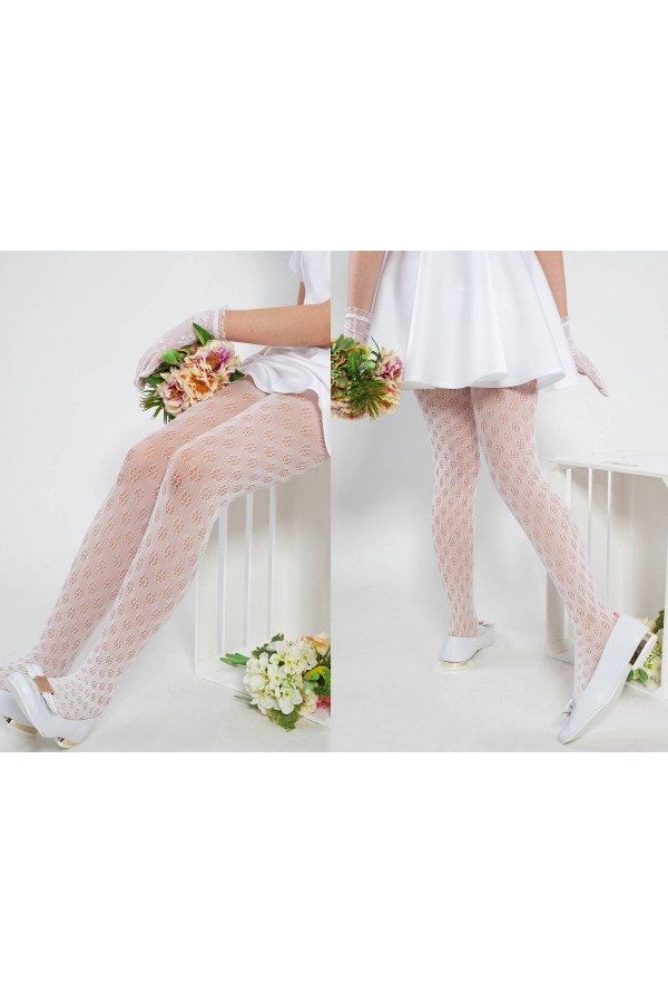 Elegante Kommunionsstrumpfhose - Lusi - obraz 5