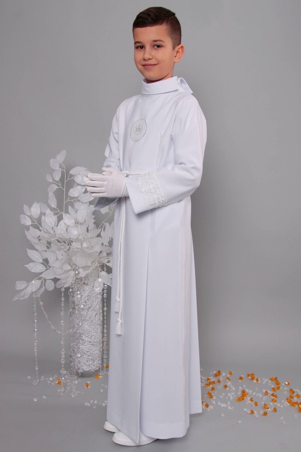 Kommunion albe mit guipure 16/UK-K - obraz 3