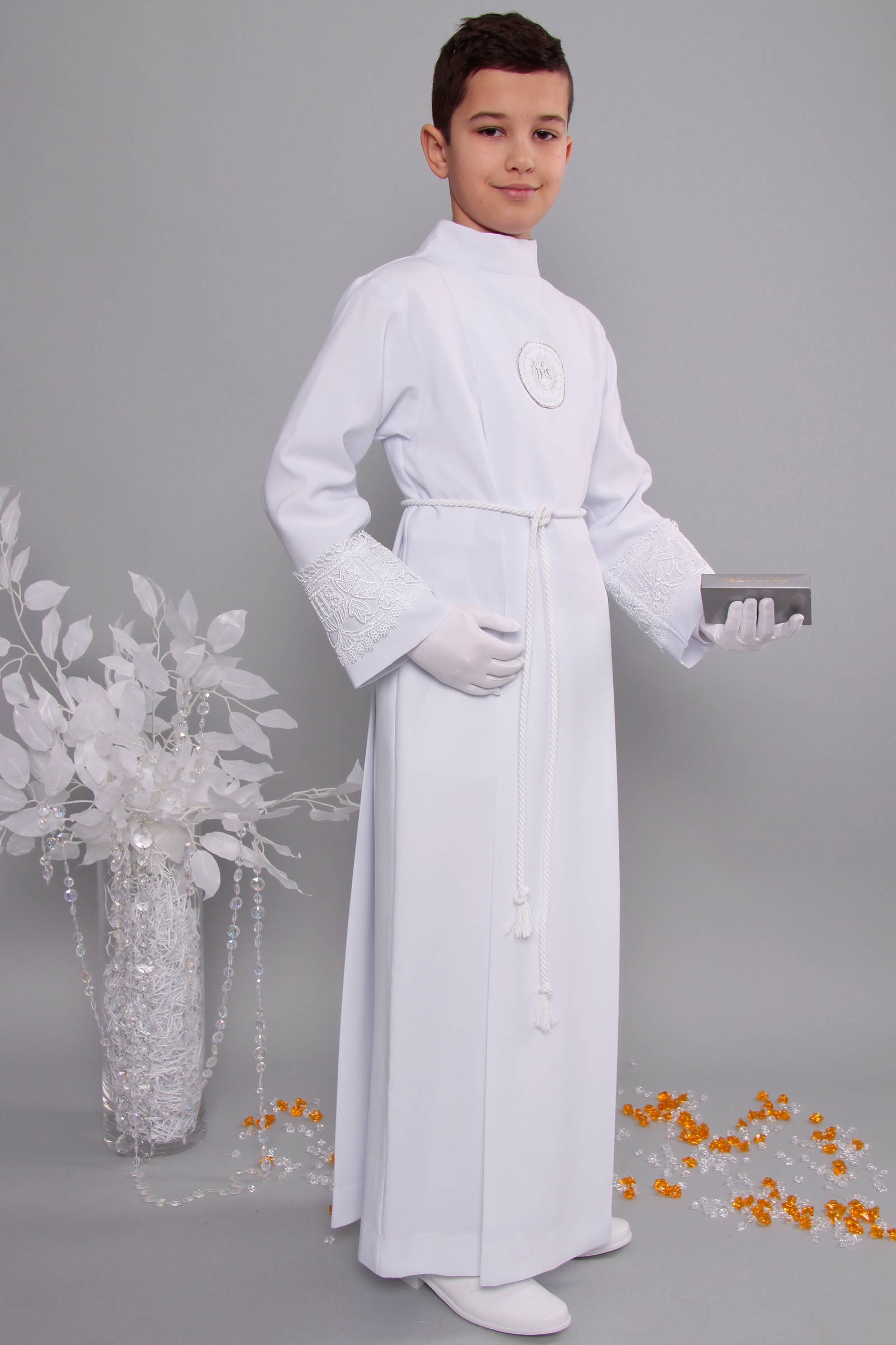 Kommunion albe mit guipure 11/UK-K - obraz 4