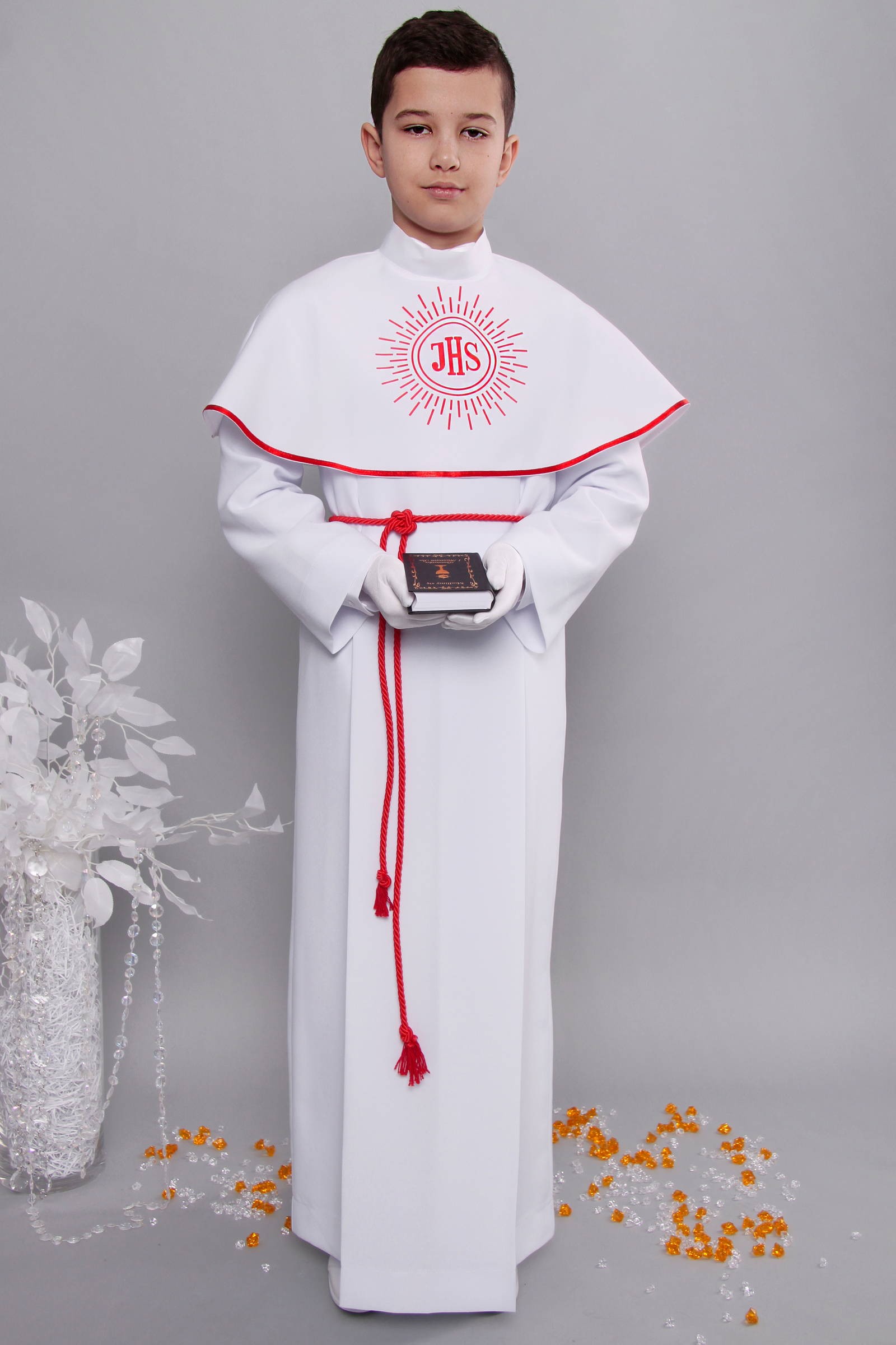 Kommunion albe 8/UK-KK - obraz 3