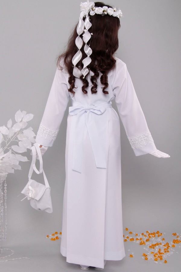 Kommunion albe mit guipure 18a/UK-K - obraz 3