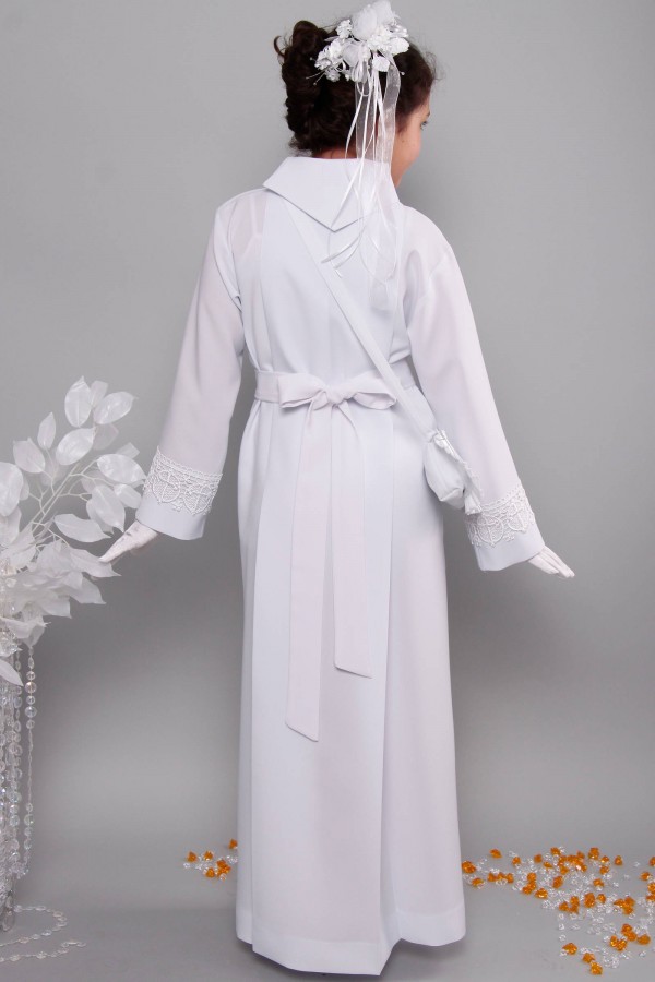 Kommunion albe mit guipure 16a/UK-K - obraz 4